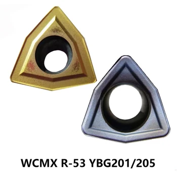 Оригинальные пластины WCMX WCMX030208 WCMX040208 WCMX050308 R-53 WCMX06T308R-53 WCMX080412R-53 YBG201 YBG205 Токарные инструменты Резак